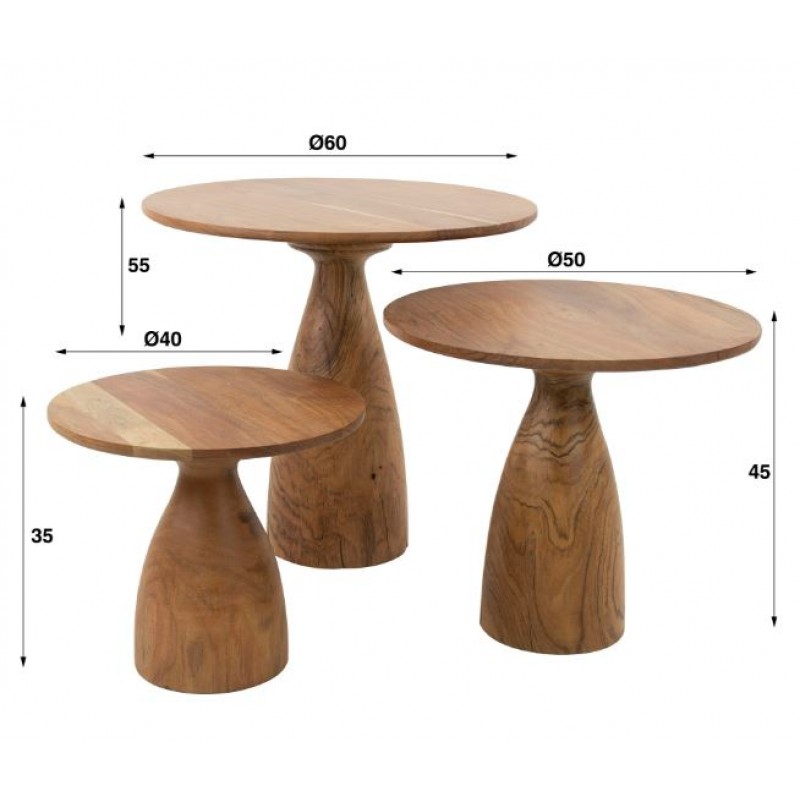 ZI Ava Nesting Tables Natural